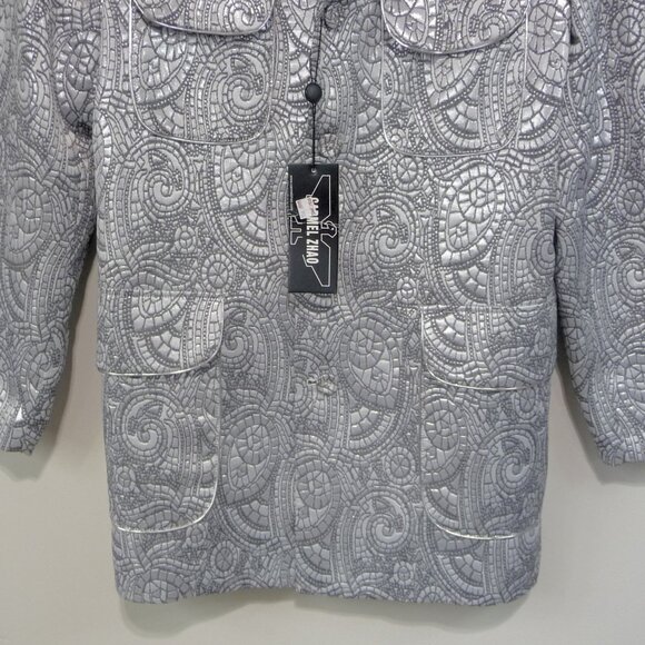 CARMEL ZHAO METALLIC TOP COAT LARGE - Picture 4 of 14